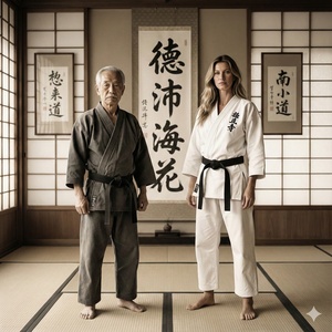 Imagem do prompt Cinema_traditional japanese dojo portrait photorealistic