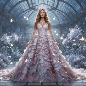 Imagem do prompt Criativo_nano banana prompt crystal greenhouse