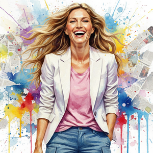 Imagem do prompt Criativo_nano banana prompt dynamic watercolor