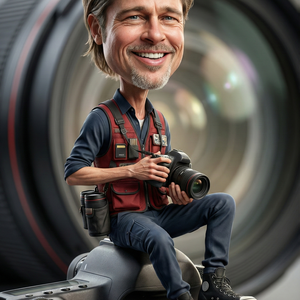 Imagem do prompt Criativo_uploaded photo only facial reference