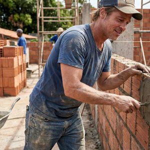 Imagem do prompt Efeitos_nano banana brazilian construction worker