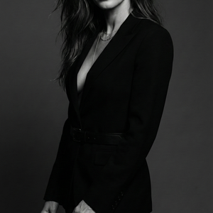 Imagem do prompt Efeitos_prompt black white highfashion studio