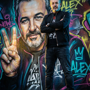 Imagem do prompt Efeitos_urban legend power stance graffiti