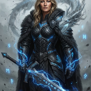 Imagem do prompt Epico_hyperrealistic darkfantasy portrait warrior whose