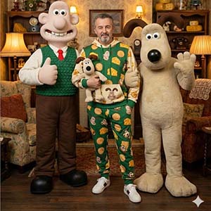 Imagem do prompt Fanboy_wallace e grommit