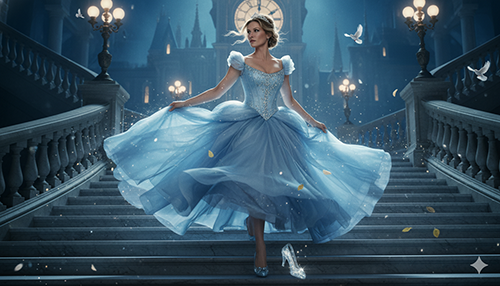 Imagem do prompt Cinderela