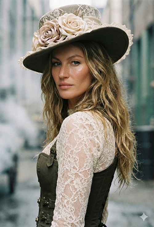 Imagem do prompt Mulher_steampunk