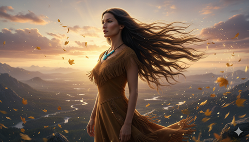 Imagem do prompt Pocahontas