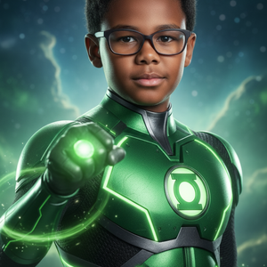 Imagem do prompt Infantil_lanternaverde