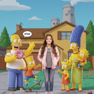 Imagem do prompt Infantil_paredepessoasimpsons