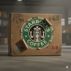 Imagem do prompt Logo_efeitos_prompt distressed peeling logo sticker