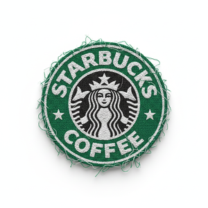 Imagem do prompt Logo_efeitos_prompt patch bordado grosseiro fios