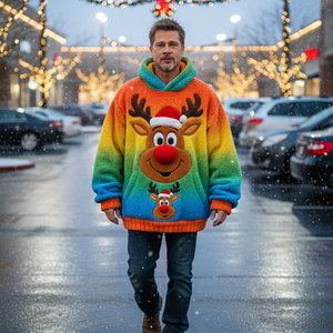 Imagem do prompt Masculino_book_prompt nano banana moletom rena