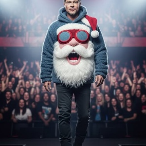 Imagem do prompt Masculino_book_prompt nano banana moletom rocker