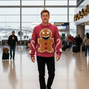 Imagem do prompt Masculino_book_prompt nano banana sueter biscoito