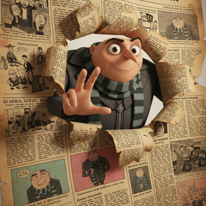 Imagem do prompt Personagens_create extremely detailed vintagestyle cartoon