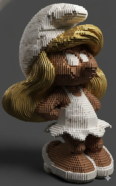 Imagem do prompt Personagens_cubosbronze