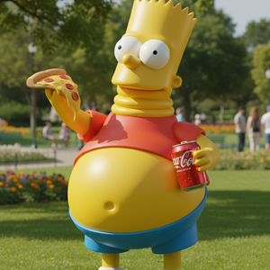 Imagem do prompt Personagens_nano banana extreme baby vinyl