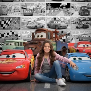 Imagem do prompt Personagens_paredepessoacarros