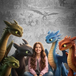 Imagem do prompt Personagens_paredepessoacomotreinarseudragao