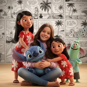 Imagem do prompt Personagens_paredepessoalilostitch