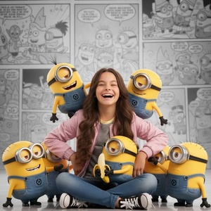 Imagem do prompt Personagens_paredepessoaminions