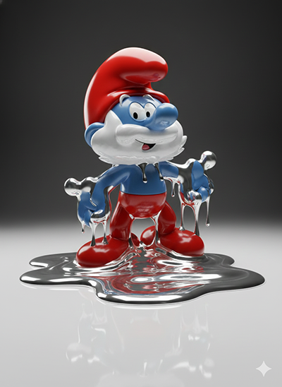 Imagem do prompt Personagens_prataliquida3d