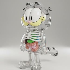 Imagem do prompt Personagens_prompt estruturado personagem transparente vidro