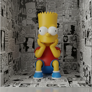 Imagem do prompt Personagens_prompt personagem pixar cubo jornais