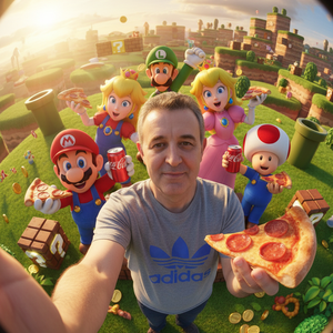 Imagem do prompt Personagens_supermario