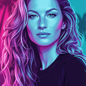 Imagem do prompt Rosto_arte_attached person photo identity reference