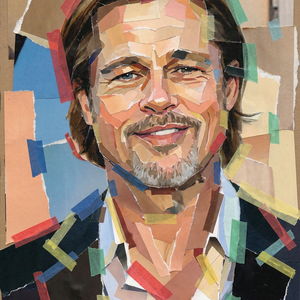 Imagem do prompt Rosto_arte_papelcomfitaadesiva