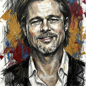 Imagem do prompt Rosto_arte_pinturaestilomisto