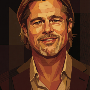 Imagem do prompt Rosto_desenho_create highquality geometric vector portrait