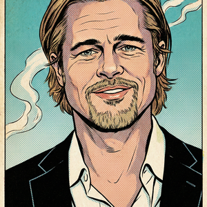 Imagem do prompt Rosto_desenho_create highquality vintage comic book