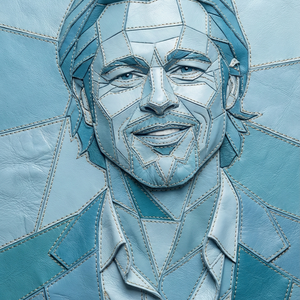 Imagem do prompt Rosto_efeito_couroazul