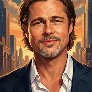 Imagem do prompt Rosto_efeito_create cinematic retroromantic illustration city