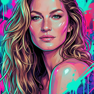 Imagem do prompt Rosto_efeito_ilustracaodigital