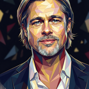 Imagem do prompt Rosto_efeito_poligonal 2 