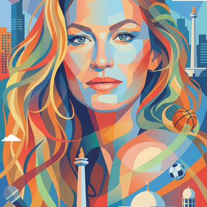 Imagem do prompt Rosto_efeito_vetorgeometrico