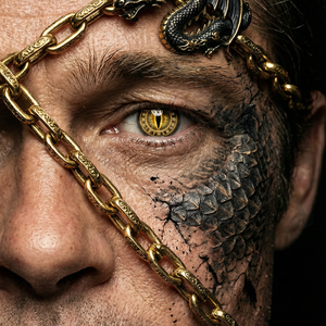 Imagem do prompt Rosto_surreal_attached person photo identity reference