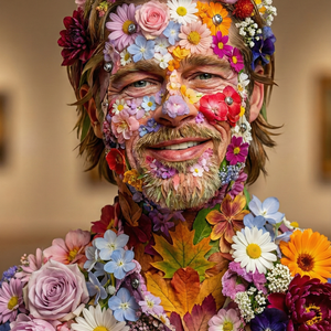 Imagem do prompt Rosto_surreal_caradeflores