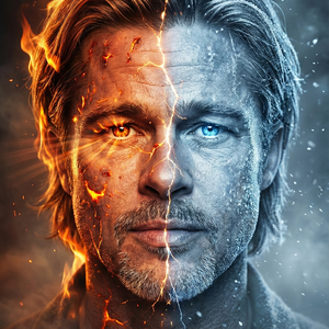 Imagem do prompt Rosto_surreal_create dramatic cinematic fantasy portrait