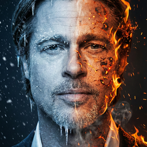 Imagem do prompt Rosto_surreal_geloefogo 2 