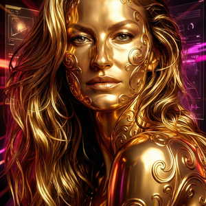 Imagem do prompt Rosto_surreal_prompt together your photo input