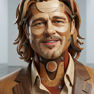 Imagem do prompt Rosto_surreal_using uploaded reference photo keep