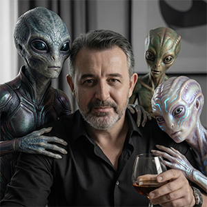 Imagem do prompt Selfie_aliens