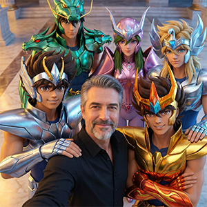 Imagem do prompt Selfie_cavaleiros do zodiaco