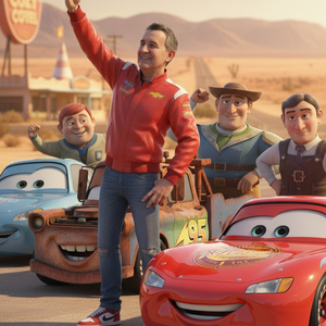 Imagem do prompt Selfie_hyperrealistic pixarstyle render cinematic group