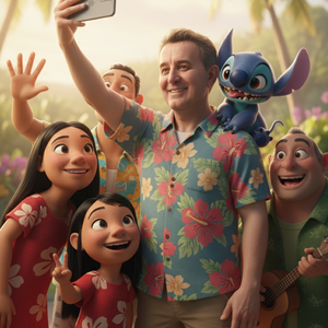 Imagem do prompt Selfie_lilo_stitch_ 2 